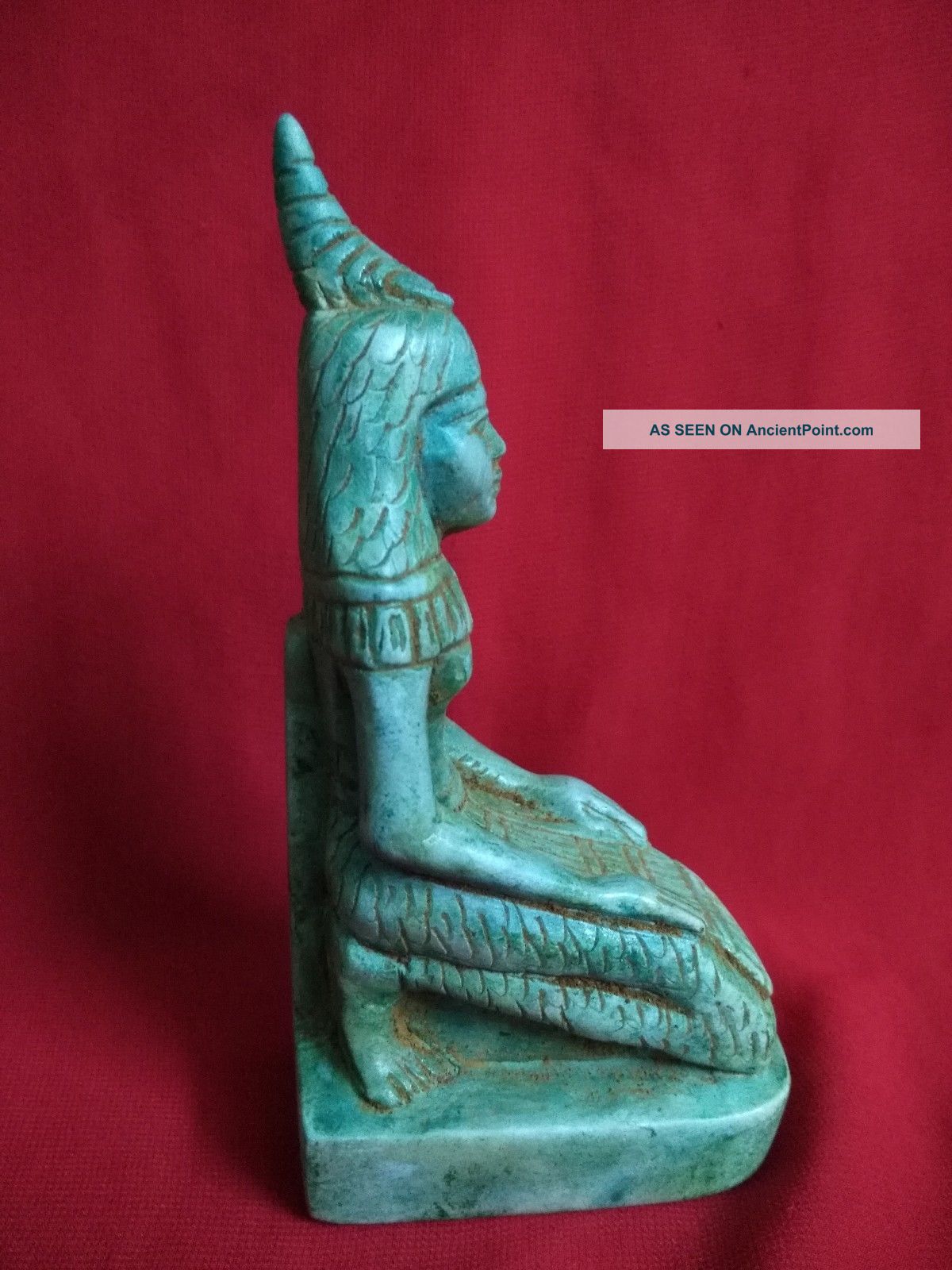 Ancient Egyptian Statue Of Setting Isis (380–362 Bc) Egyptian photo