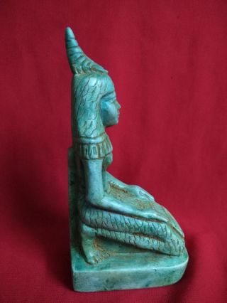 Ancient Egyptian Statue Of Setting Isis (380–362 Bc) photo