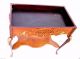 Fabulous Victorian Empire Flame Mahogany Marble Top Center Table 1900-1950 photo 9