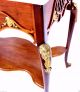 Fabulous Victorian Empire Flame Mahogany Marble Top Center Table 1900-1950 photo 3