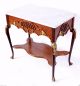 Fabulous Victorian Empire Flame Mahogany Marble Top Center Table 1900-1950 photo 6