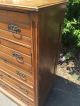 Antique Eastlake Victorian Carved Walnut Country Dresser Bureau Chest Of Drawers 1800-1899 photo 2