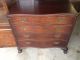 Vintage Chippendale Hand Dovetailed Dresser Bureau Chest Of Drawers Ball & Claw 1900-1950 photo 1
