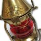 Antique Lantern Ship ' S Kerosene Lamps & Lighting Vintage Red Glass V15usf Ml 04 Compasses photo 1