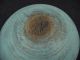 Early Antique Wooden Treen Light Blue Painted Dough Bowl Primitives photo 1