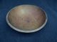 Early Antique Wooden Treen Light Blue Painted Dough Bowl Primitives photo 2