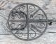 Primitive Wrought Iron Rotating Ornate Hearth Gridiron Late 18th Early 19th Cent Primitives photo 1