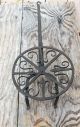 Primitive Wrought Iron Rotating Ornate Hearth Gridiron Late 18th Early 19th Cent Primitives photo 3