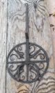 Primitive Wrought Iron Rotating Ornate Hearth Gridiron Late 18th Early 19th Cent Primitives photo 5