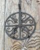 Primitive Wrought Iron Rotating Ornate Hearth Gridiron Late 18th Early 19th Cent Primitives photo 6