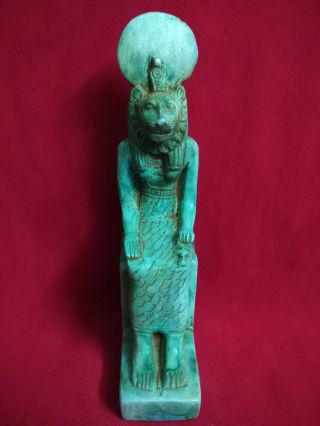 Ancient Egyptian Statue Of God Sekhmet (1390 - 1352 B.  C) photo