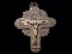 Post Byzantine Pectoral Reliquary Orthodox Silver Cross,  Relic Is Inside, Byzantine photo 1