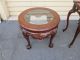 54382 Solid Mahogany Lamp Table Stand Post-1950 photo 8