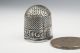Unusual Early Antique Sterling Silver Sewing Thimble C1600 ' S $1 Thimbles photo 1