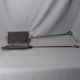 Antique French Cast Iron Waffle Maker Press.  Marked 