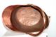 Large Primitave Solid Copper Antique Coal Scuttle / Hog / Kindling Carrier. Primitives photo 6