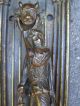 Antique Brass ' Sanctuary ' Internal Door Knocker - Durham Door Bells & Knockers photo 1