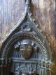 Antique Brass ' Sanctuary ' Internal Door Knocker - Durham Door Bells & Knockers photo 3