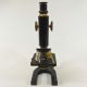Antique Spencer Jug Handle Microscope W/ Case & Key C.  1909 Black Brass Microscopes & Lab Equipment photo 8