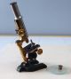 Schieck Berlin Antique Brass Revolver - Trichinenskop Microscope W/compressorium Microscopes & Lab Equipment photo 3