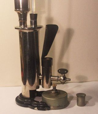 Ebulliometer Alcohol Measurement Beer Wine 1923 Complete Wood Box Instructions photo