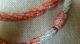 Vintage Chinese Natural Pink Angel Skin Coral Carved Tube Necklace 109.  9 Grams Necklaces & Pendants photo 5