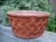 Rare Sankey Bulwell Terracotta Plant Pot Basket Weave Design 7 