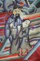 Stunning Antique Chinese Taoist Silk Hanging Circa 1880 – 1890 Rr802 Robes & Textiles photo 3