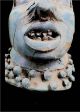 Old Rare Tribal Ekoi / Ejagham Janus - Head Skin - Covered Mask - Nigeria Bn 14 Other African Antiques photo 2