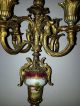 19th Century French Porcelain Gilt Fancy 5 Light Candelabra Sevres.  Hand Painted Candle Holders photo 2