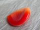 Vintage Glass Buttons Orangeish/red 003 - B Buttons photo 2