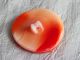 Vintage Glass Buttons Orangeish/red 003 - B Buttons photo 3