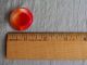 Vintage Glass Buttons Orangeish/red 003 - B Buttons photo 4