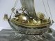 Silver960 The Japanese Treasure Ship.  124g/ 4.  36oz.  Takehiko ' S Work. Other Antique Sterling Silver photo 9