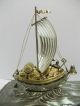 Silver960 The Japanese Treasure Ship.  124g/ 4.  36oz.  Takehiko ' S Work. Other Antique Sterling Silver photo 6