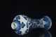 China Exquisite Hand Painted Flower Blue And White Porcelain Vase Vases photo 3