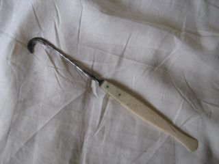 Unusual Antique Steel Medical Instrument Tonsil Removal? Ferguson C1880s photo