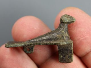 Top Brooch In Shape Of A Dove,  Bronze,  Roman Imperial,  3.  - 4.  Century A.  D. photo
