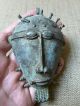 Antique African Tribal Art Bronze Mask Or Pendant Mask - Patina Other African Antiques photo 6