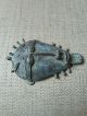 Antique African Tribal Art Bronze Mask Or Pendant Mask - Patina Other African Antiques photo 7