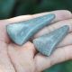 Pair Lightning Stone Blessed Charm Java Batu Petir Indonesia Java Amulet Bp07 Pacific Islands & Oceania photo 1