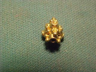 Three Ornate Sassanian Gold Beads Circa 224 - 642 Ad (3) photo