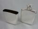 Huge Solid Silver Hip Flask,  1909,  310gm Other Antique Sterling Silver photo 2