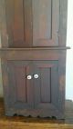Antique 19c Child ' S Stepback Cupboard.  Salesman ' S Sample.  Aafa Primitives photo 4