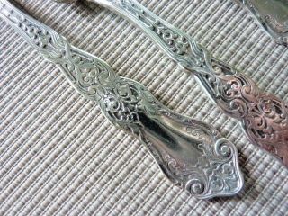 Four Rogers Aa Silverplate Alhambra Fruit Spoons photo