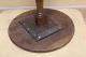 Rare 18th C Ct Queen Anne Cherry Candlestand Round Top In Old Grungy Surface Primitives photo 9