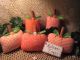 5 Prim Handmade Thanksgiving Fall Fabric Pumpkin Ornies Bowl Fillers Home Decor Primitives photo 3