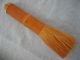 Vintage Handmade Wound Multicolor Orange Whisk Broom - 9.  5 Inch Hearth Ware photo 2