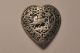Antique Fine Islamic Middle Eastern Pierced Silver Heart Buckle Men Horses Islamic photo 2
