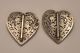 Antique Fine Islamic Middle Eastern Pierced Silver Heart Buckle Men Horses Islamic photo 3